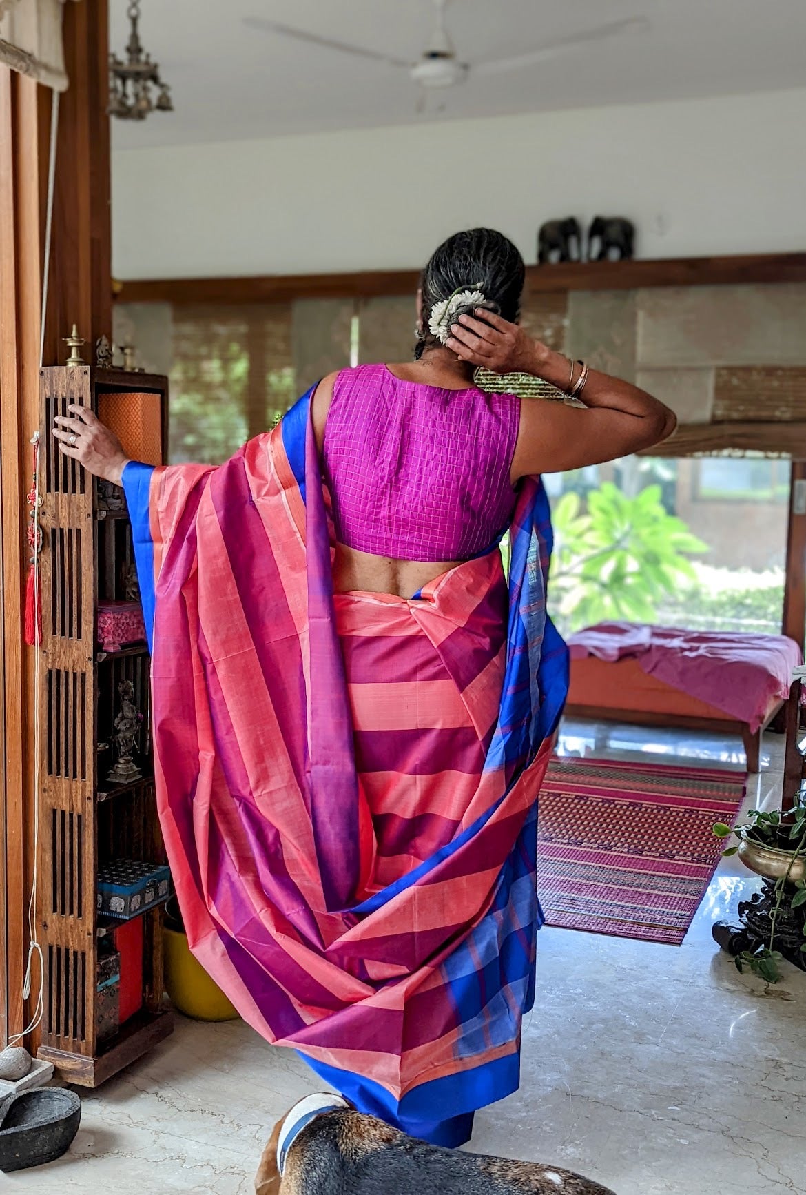 BEGUNI STRIPED GOROD (SAREE)