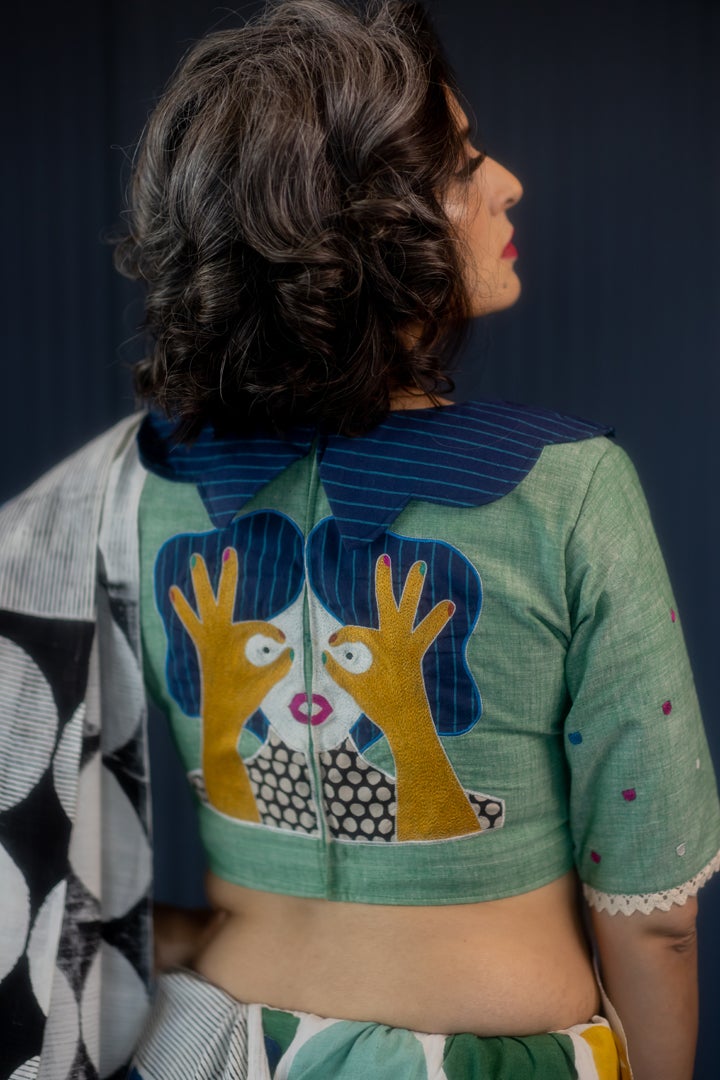 World through Own Eyes - blouse only