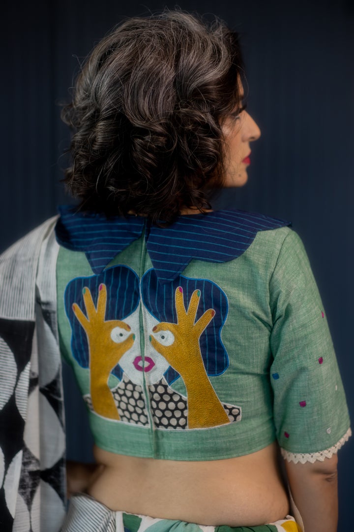 World through Own Eyes - blouse only