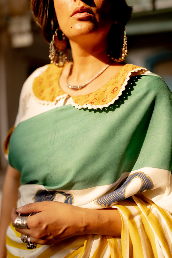 EXUBERANT ELEPHANTS - blouse only