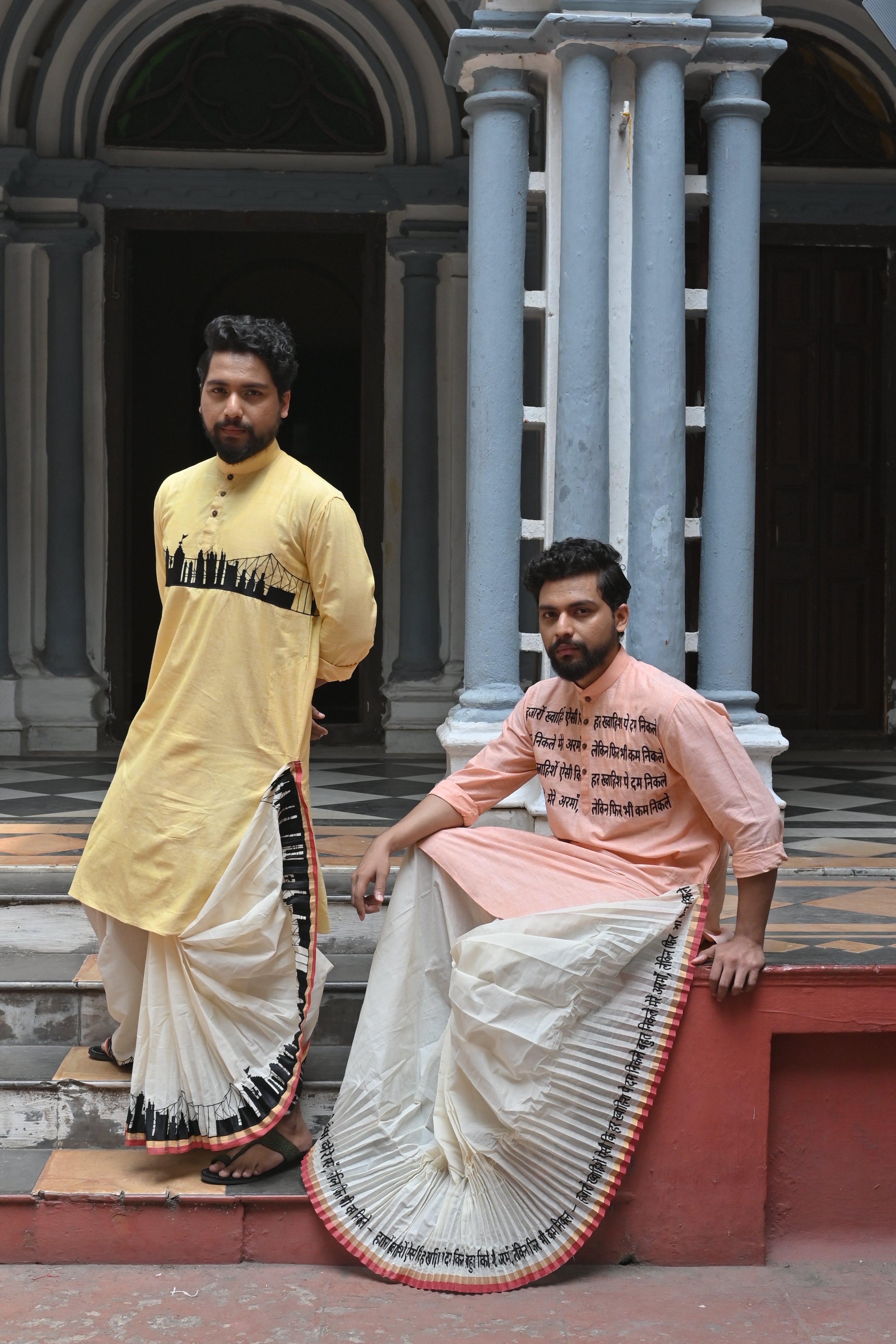 Calcutta Skyline Kurta