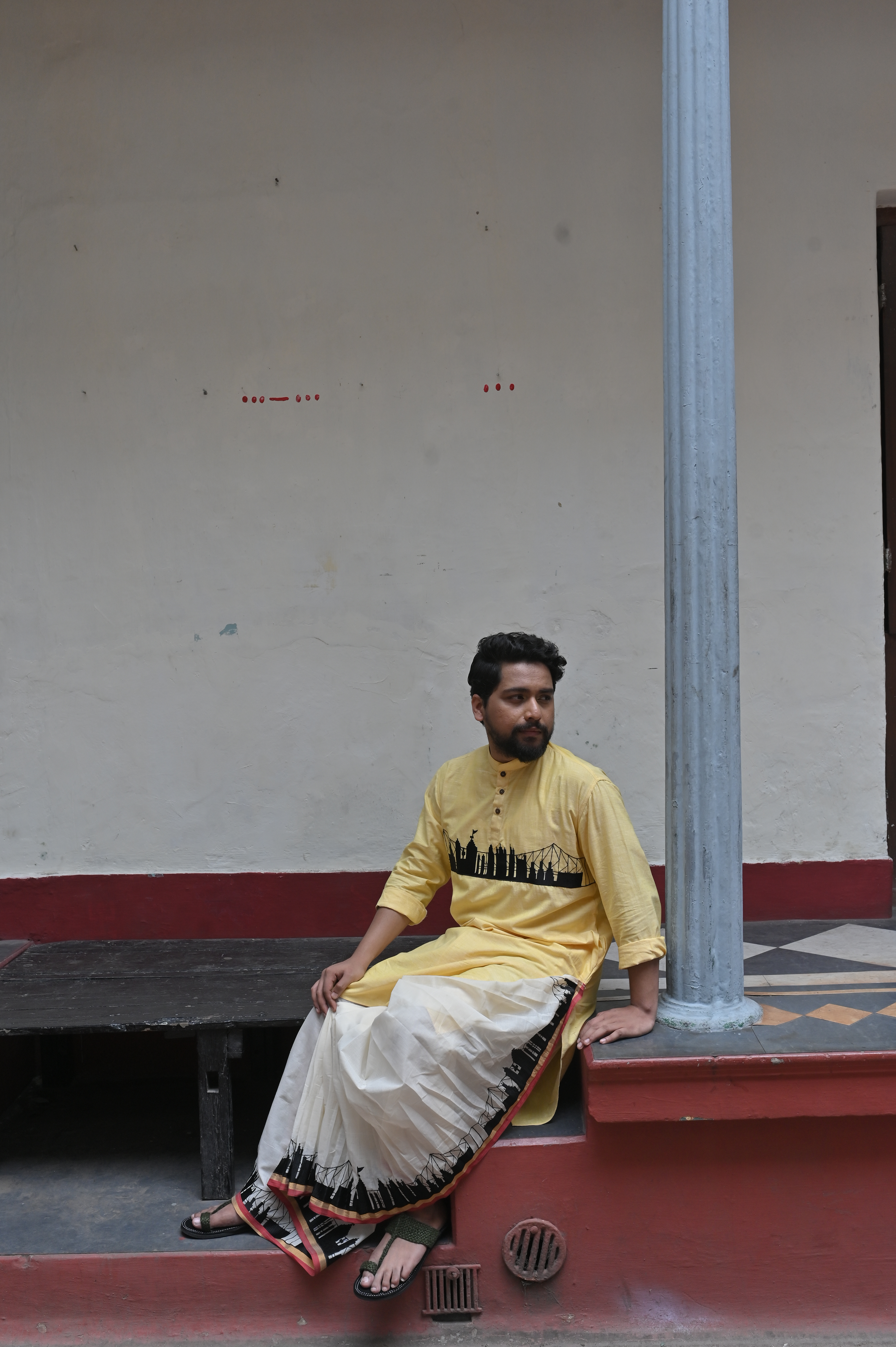 Calcutta Skyline Kurta