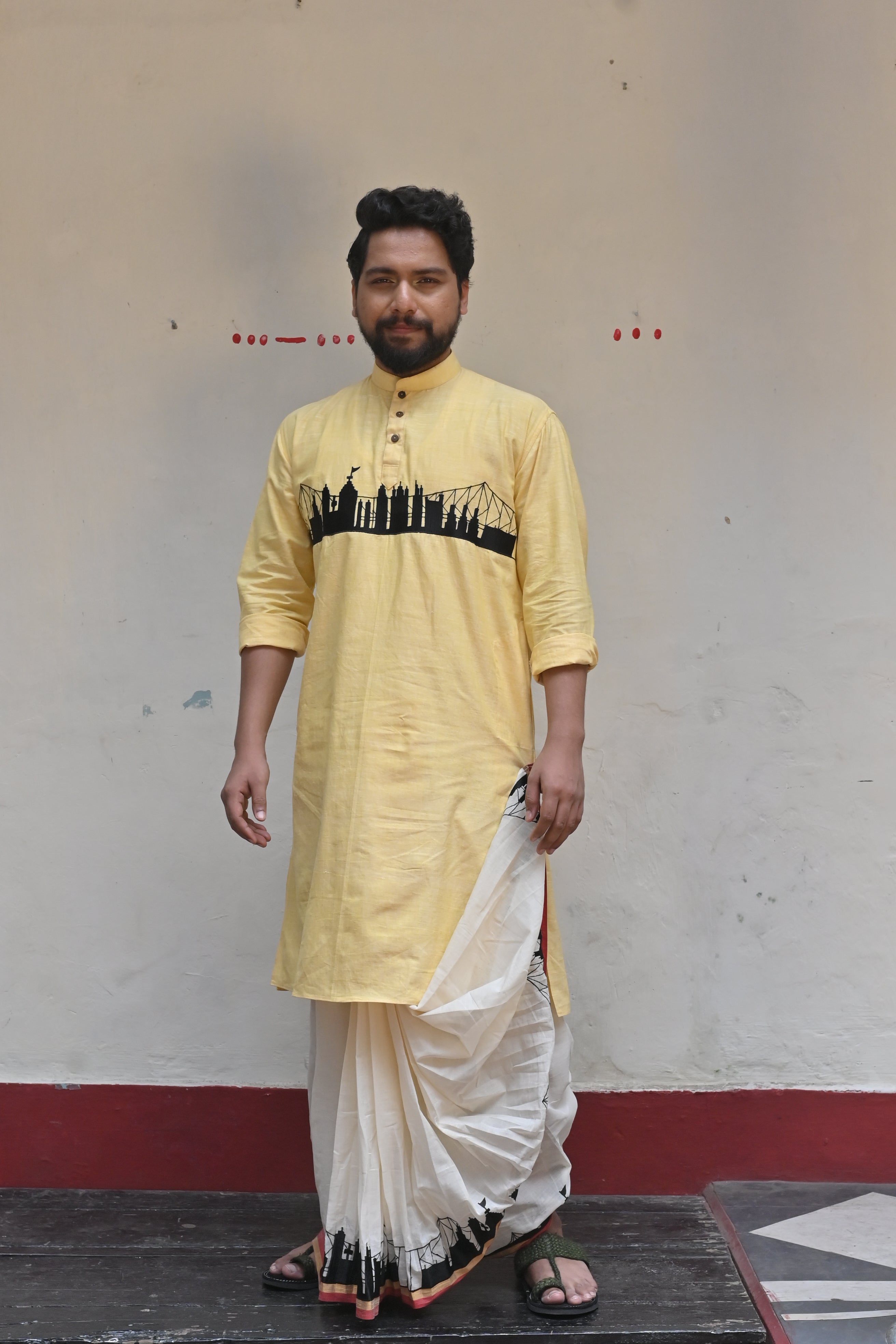 Calcutta Skyline Kurta