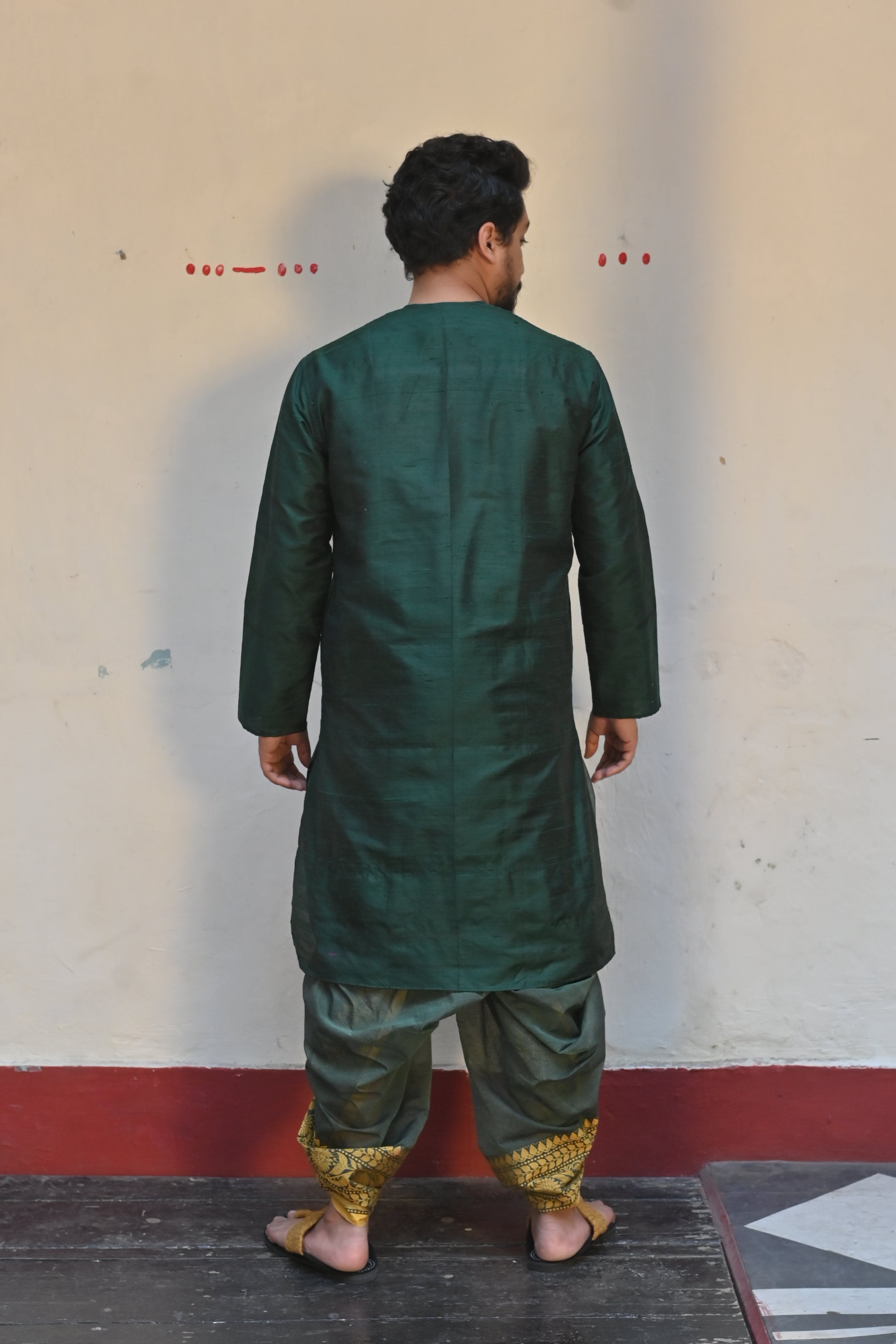 Emerald Zardousi Kurta