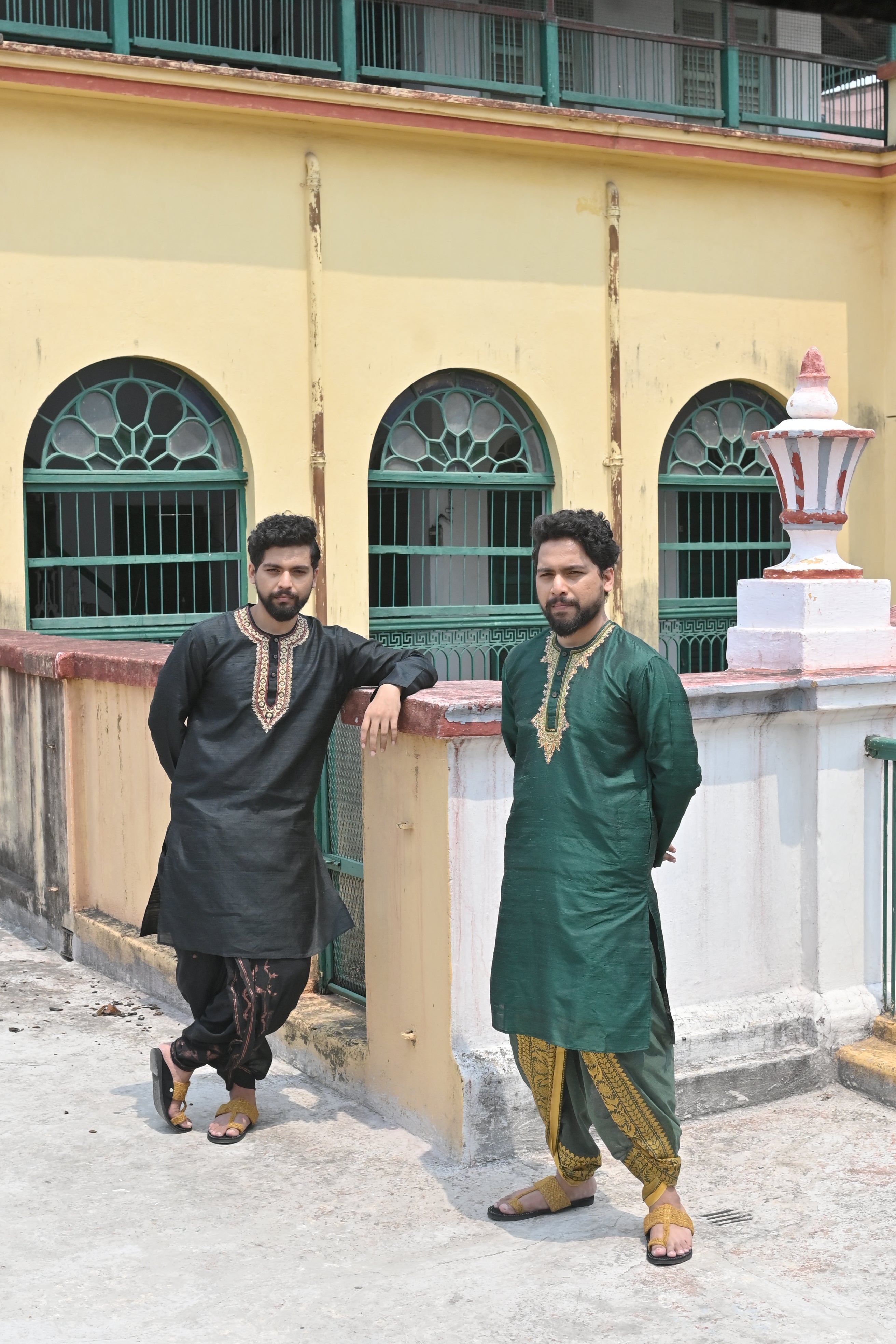 Emerald Zardousi Kurta