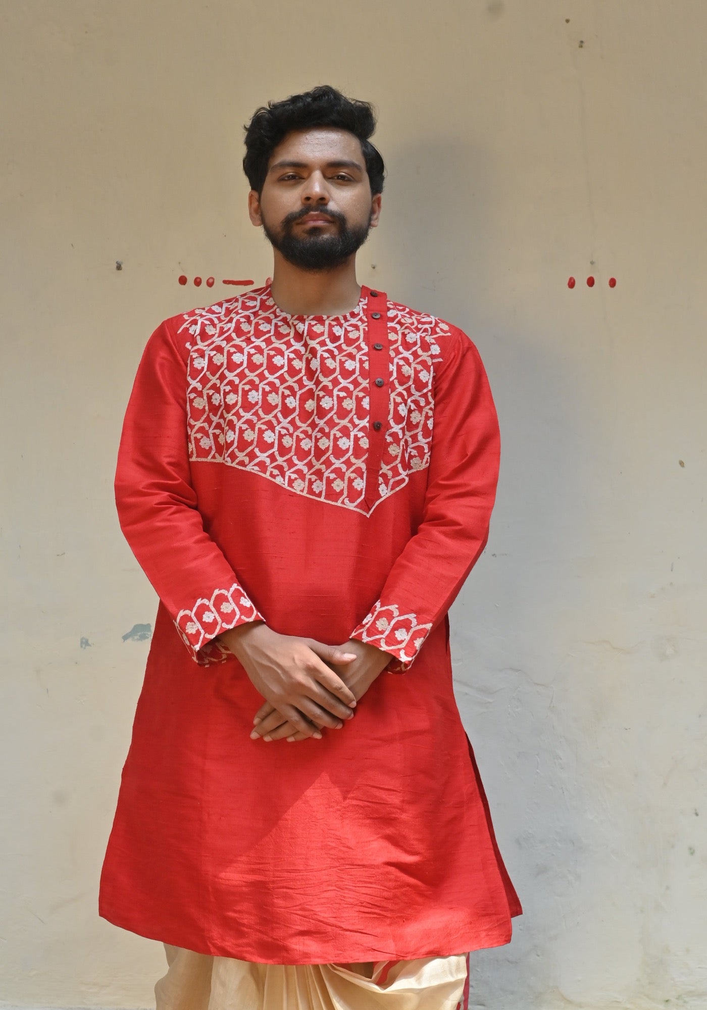 Red Sona Rupo Kurta