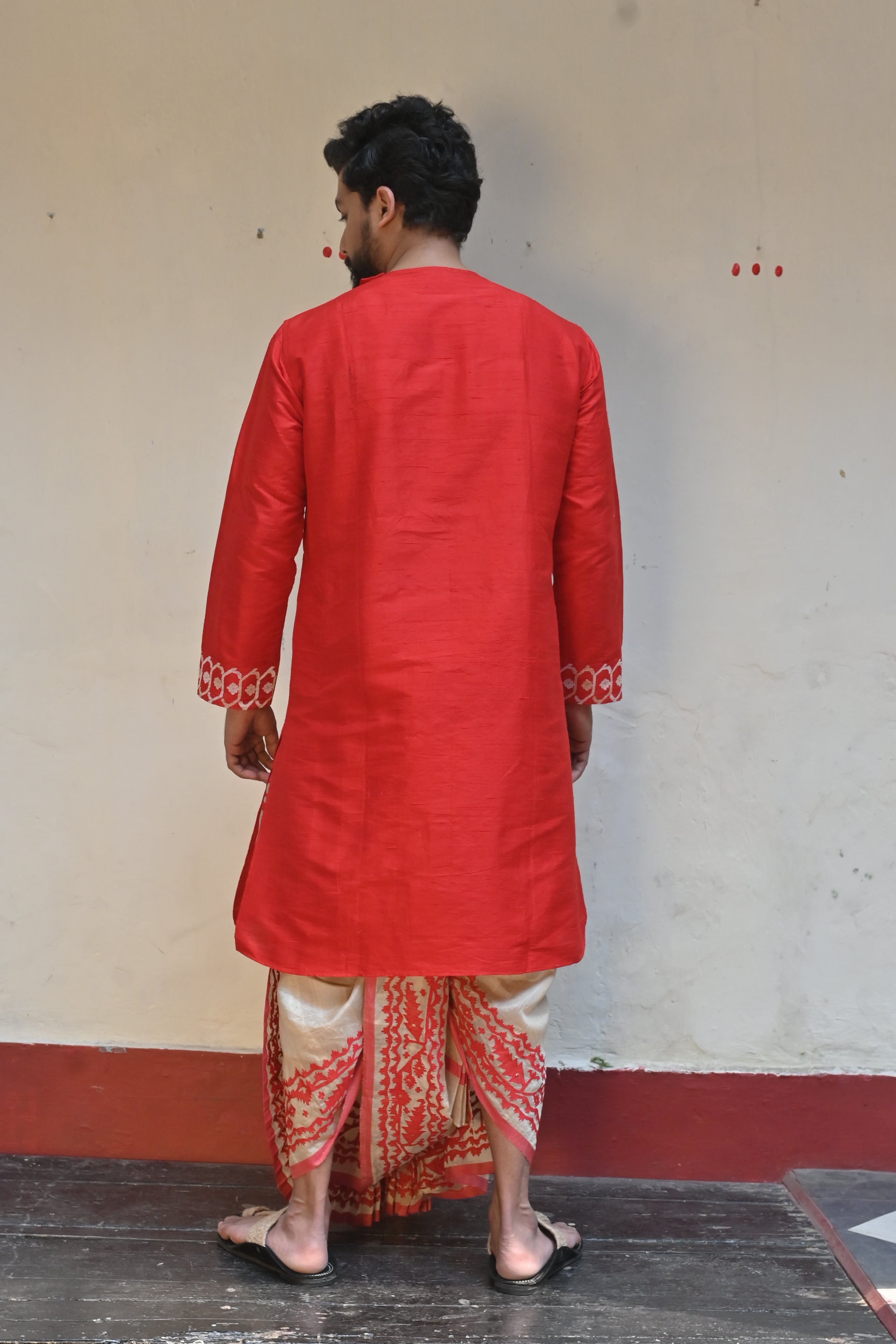 Red Sona Rupo Kurta