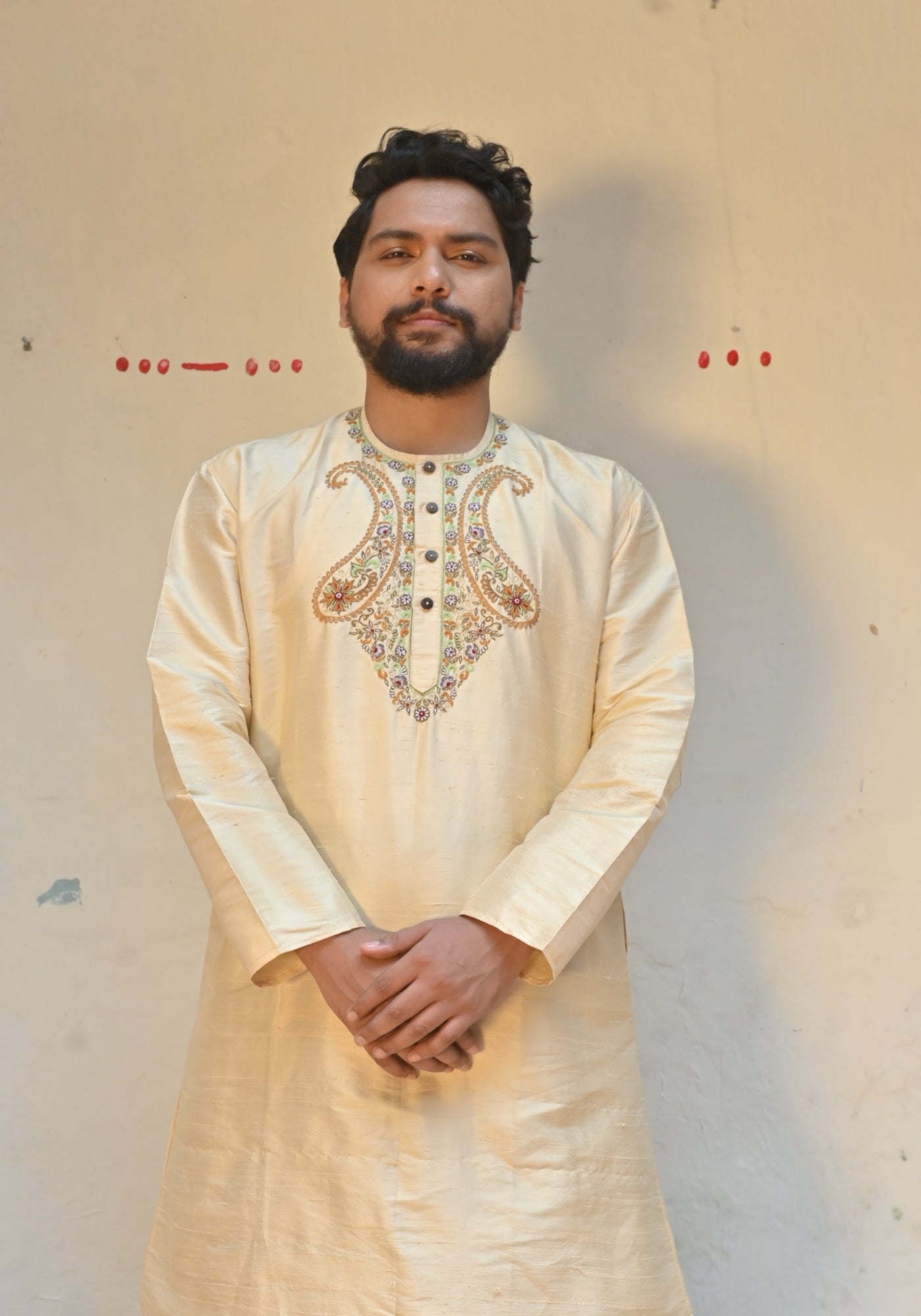 Beige Kolka Kurta