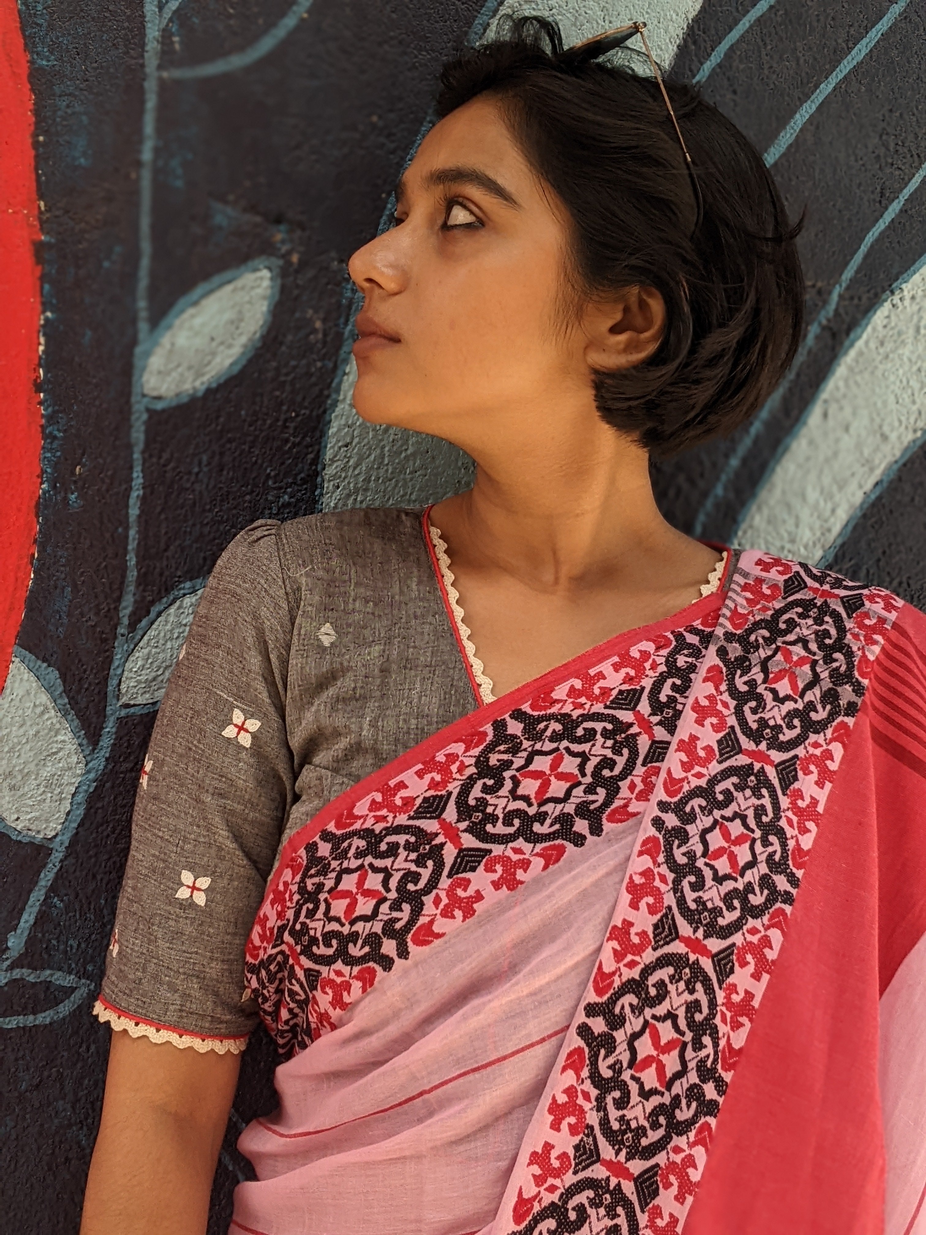 PINK ATHANGUDI (SAREE)