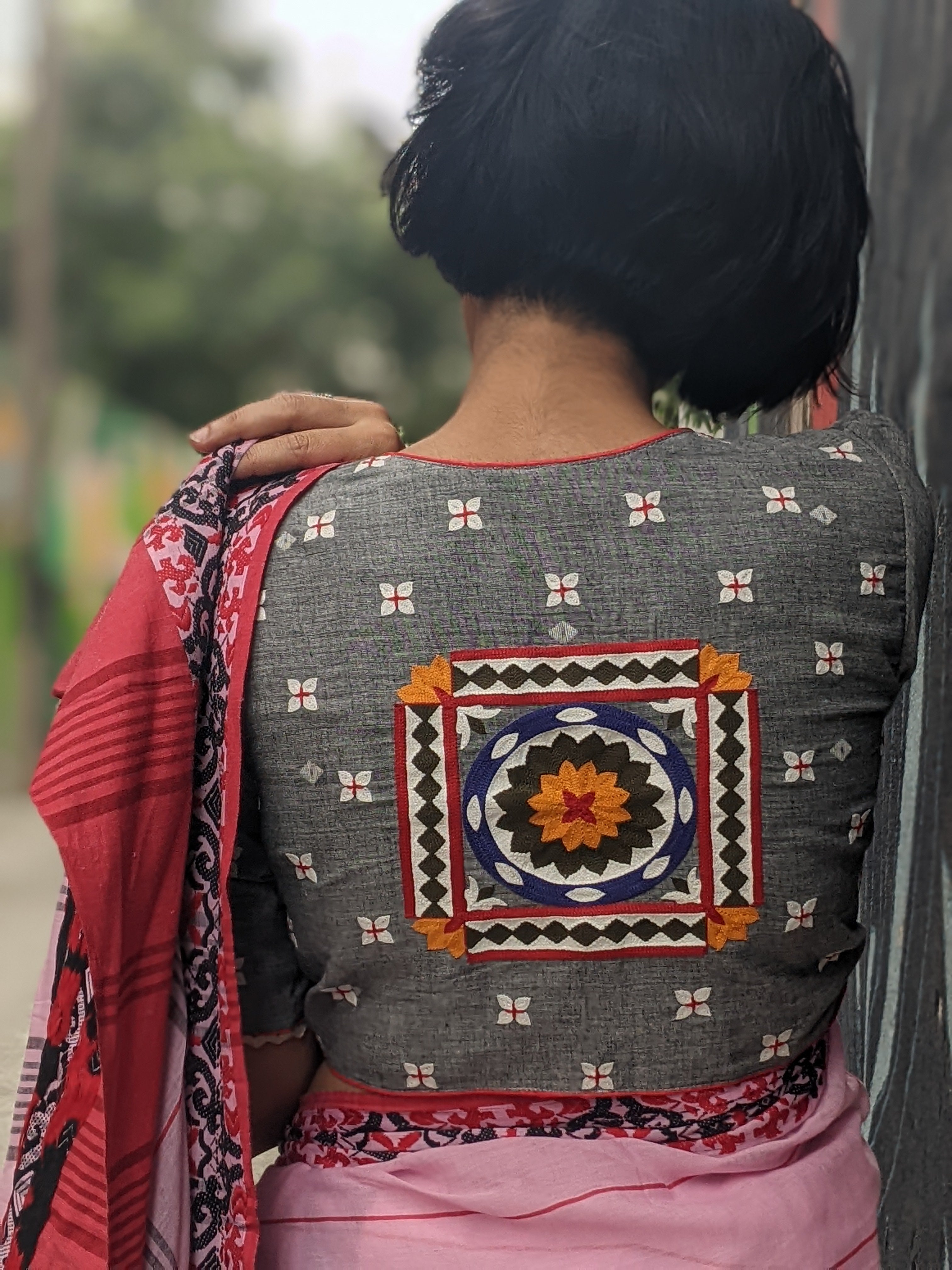 PINK ATHANGUDI (SAREE)