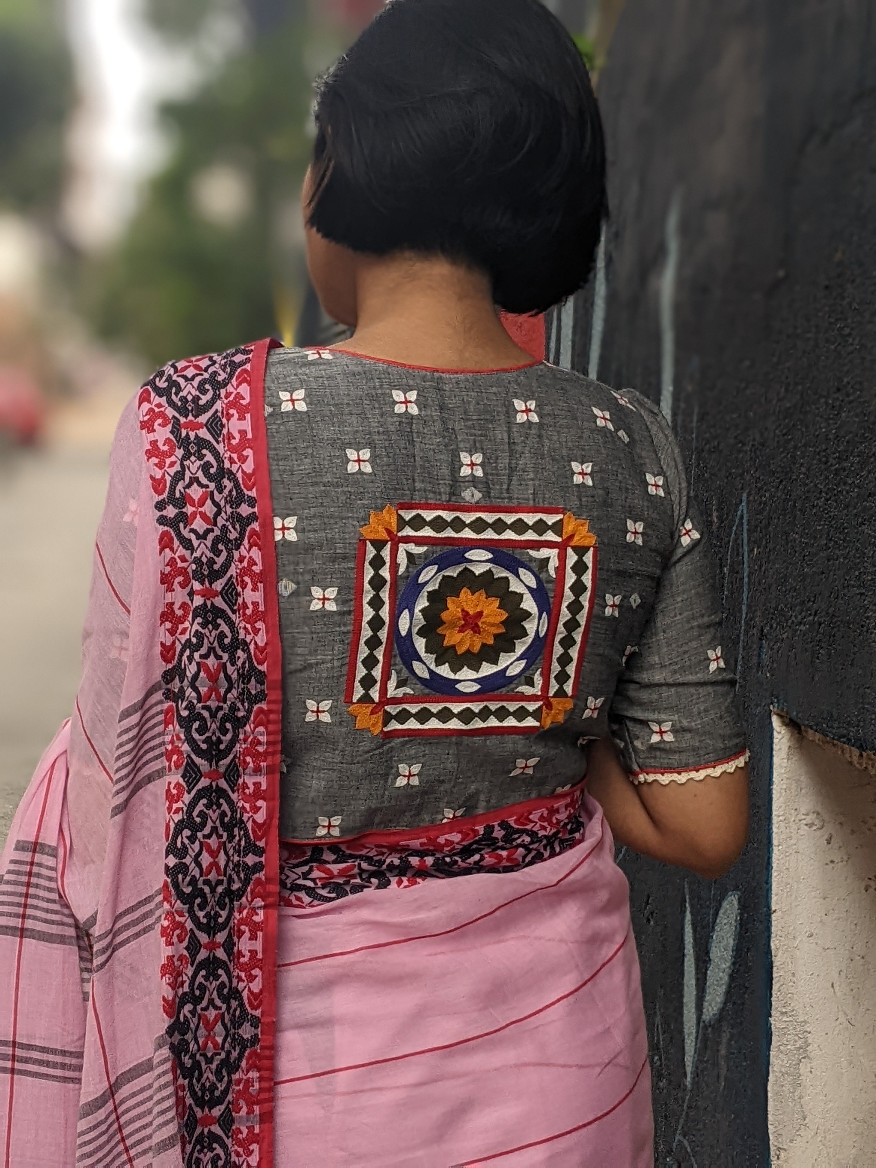 PINK ATHANGUDI (SAREE)