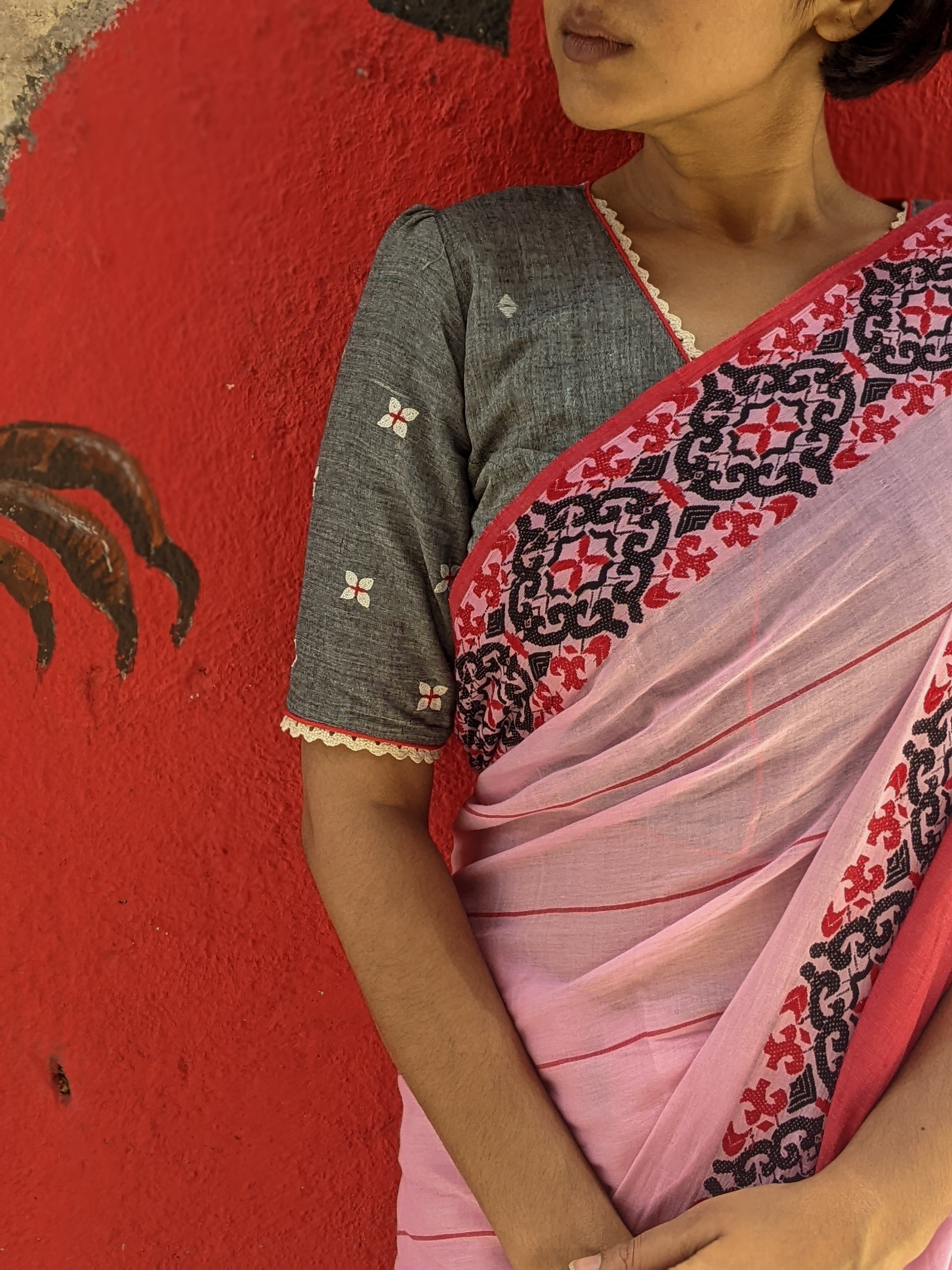 PINK ATHANGUDI (SAREE)