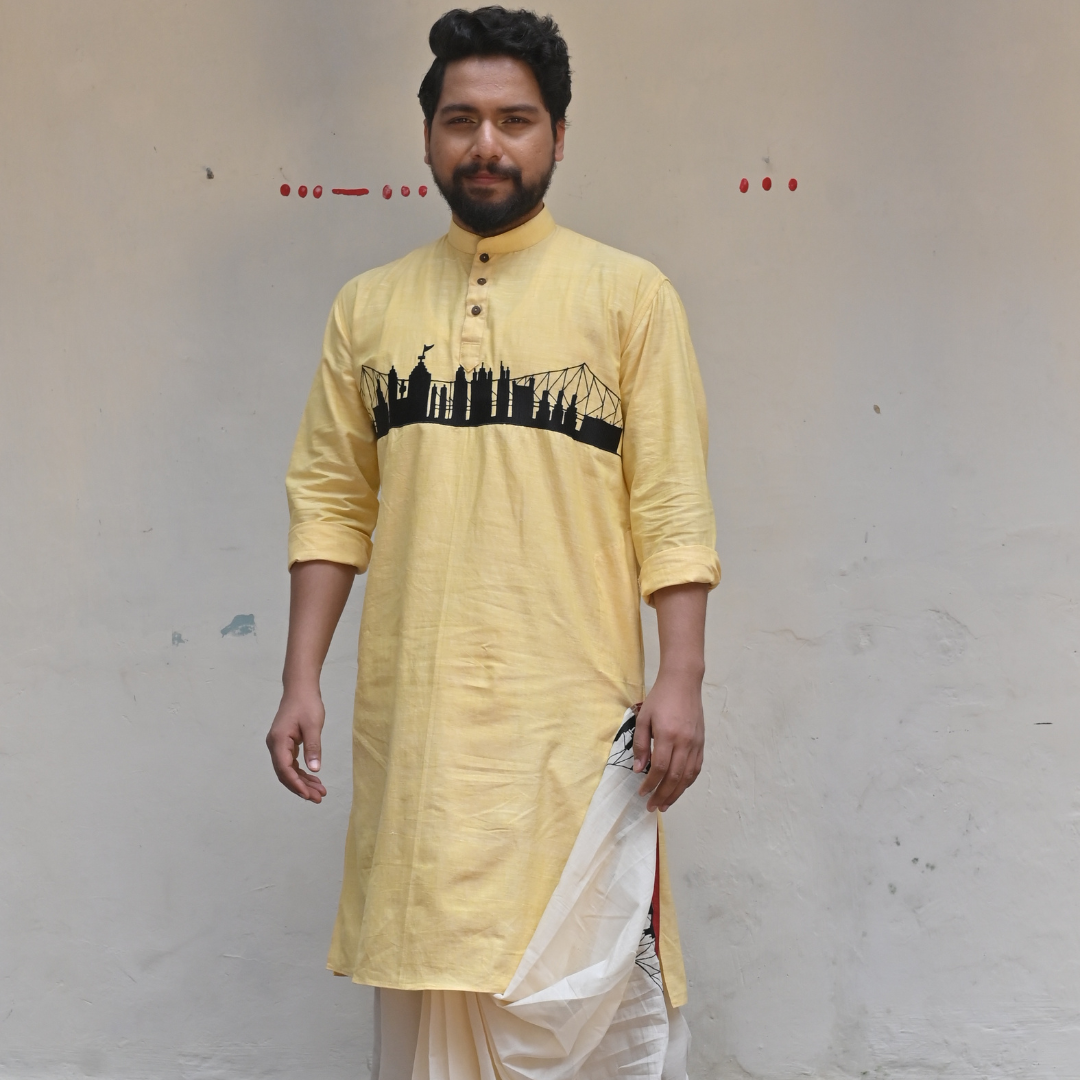 Calcutta Skyline Kurta
