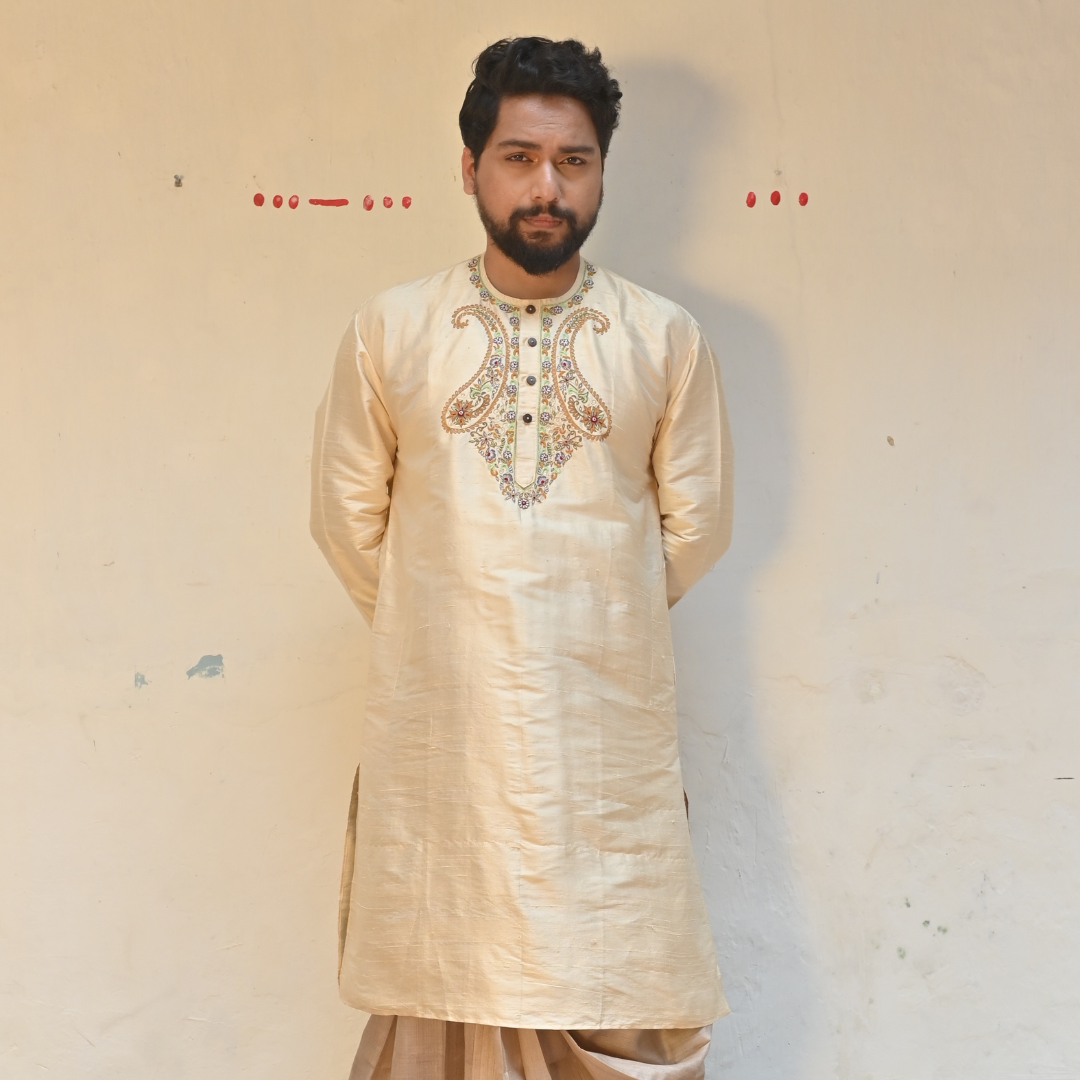 Beige Kolka Kurta