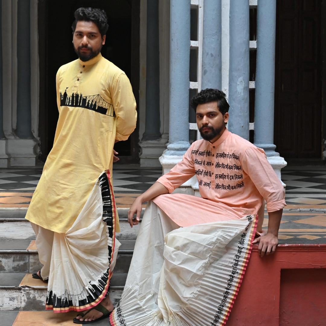 Calcutta Skyline Kurta