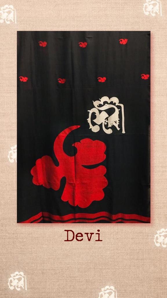 BLACK DEVI JAMDANI