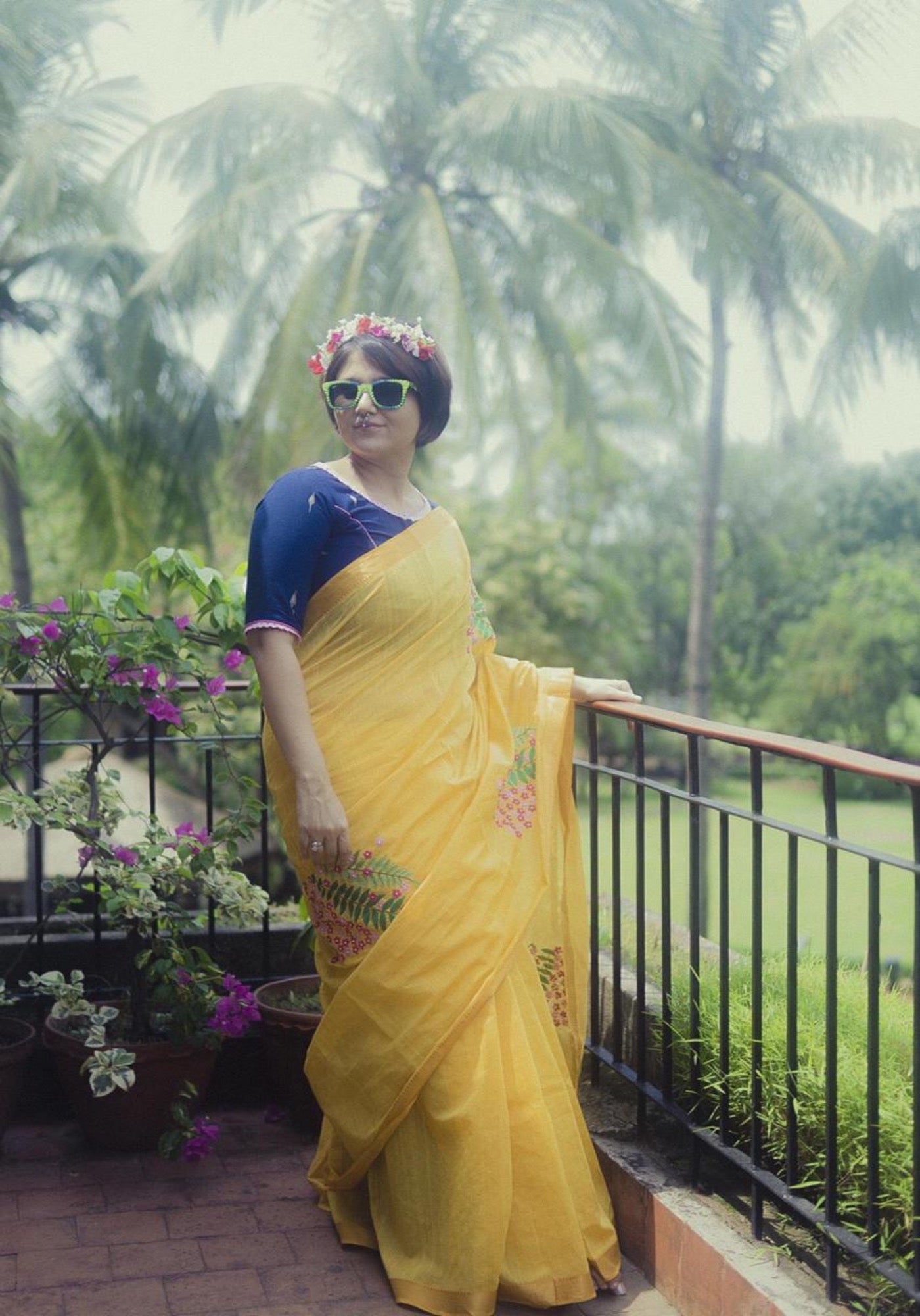 YELLOW MADHABILATA SAREE