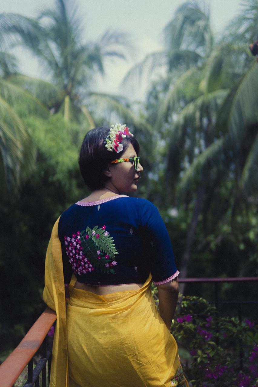 YELLOW MADHABILATA SAREE