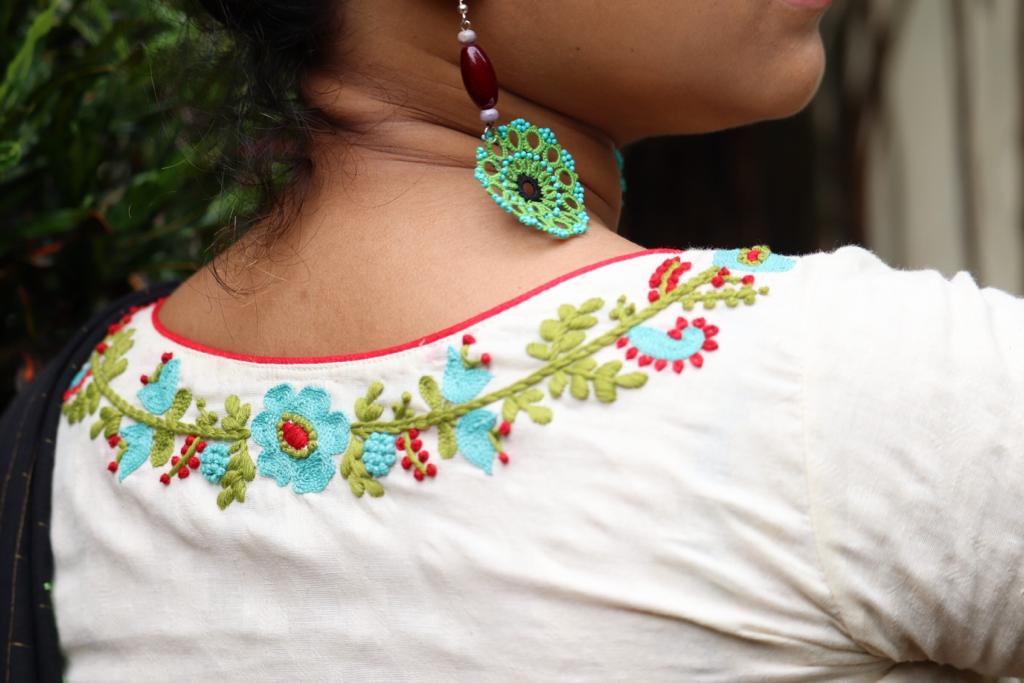 RED-BLUE FLOWERS