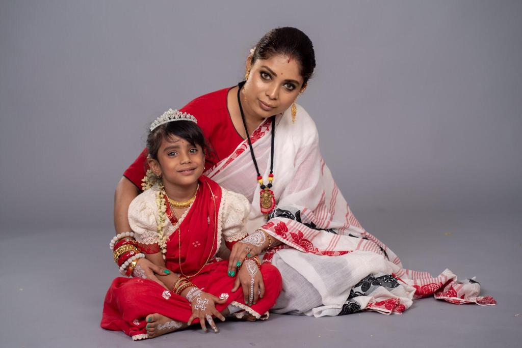 SHANTIPURI PADMA SANKHA SAREE