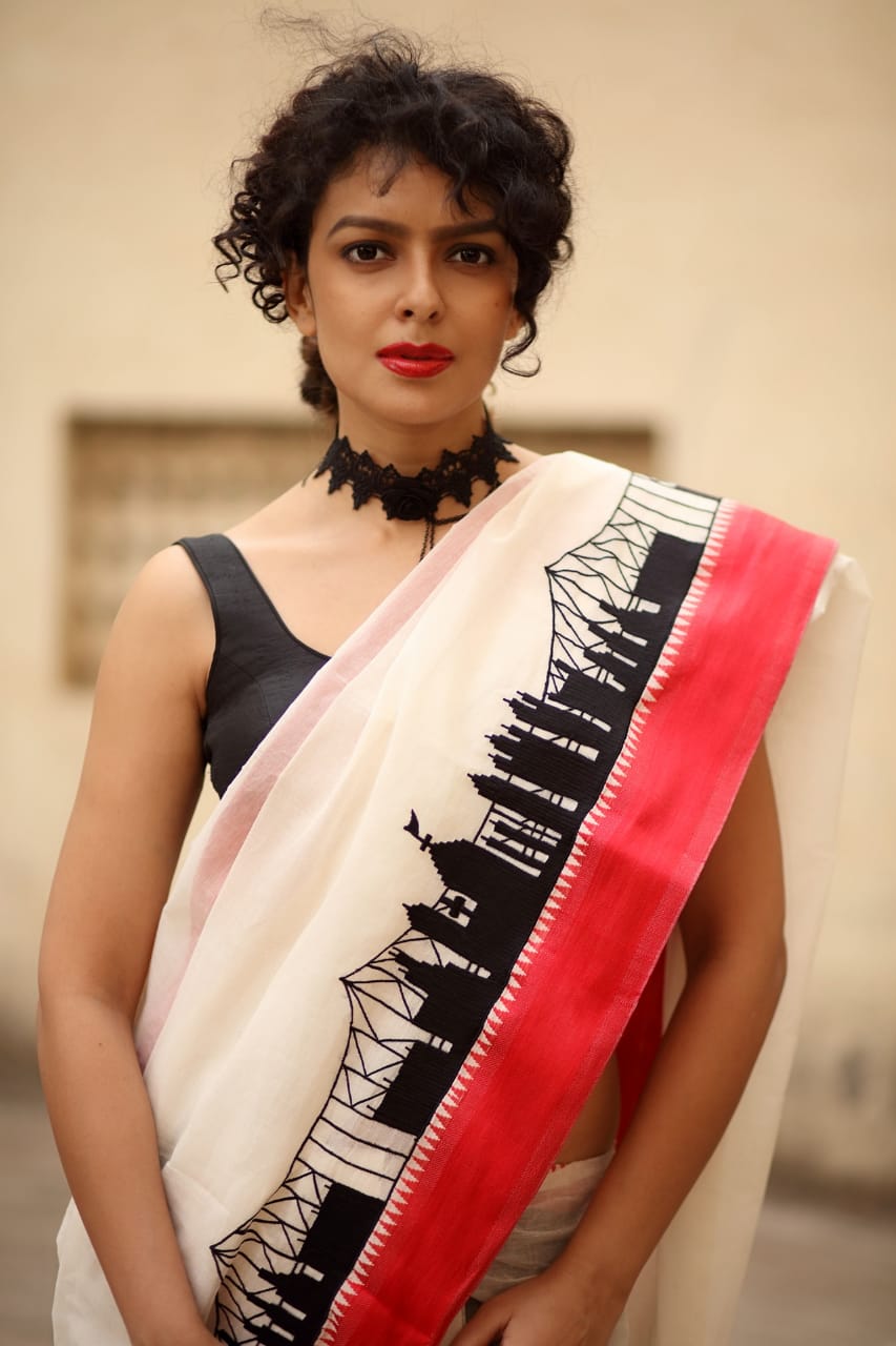 CALCUTTA SKYLINE SAREE