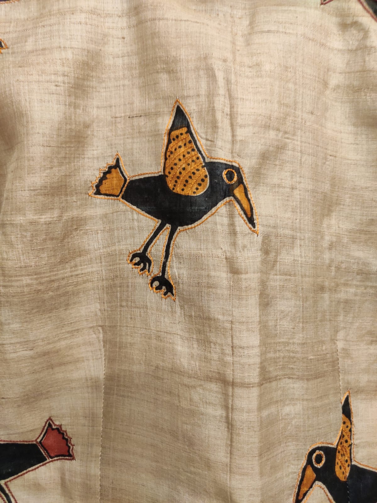 TUSSUR CROW BLOCK PRINT