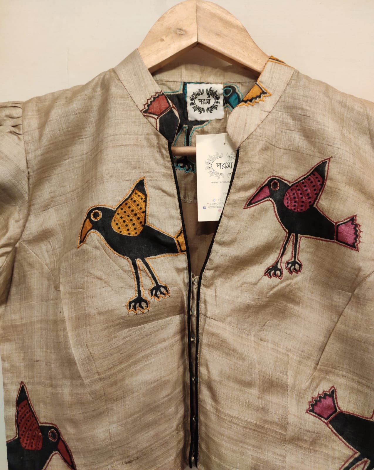 TUSSUR CROW BLOCK PRINT