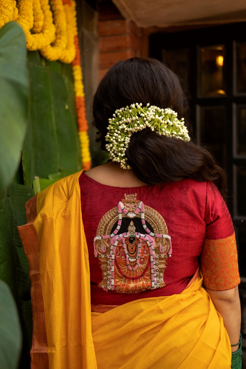 YELLOW MANGALGIRI (SAREE)
