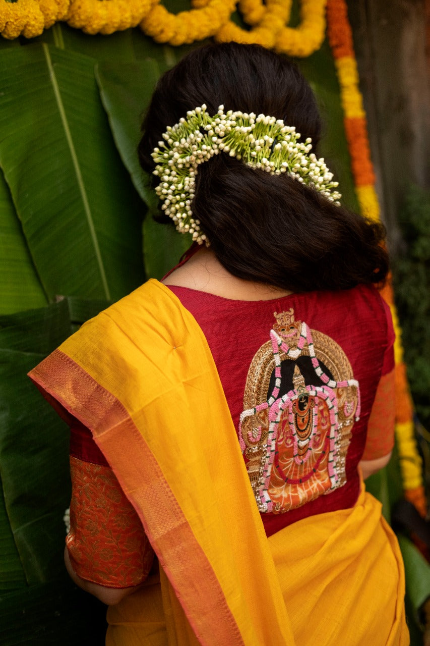 YELLOW MANGALGIRI (SAREE)