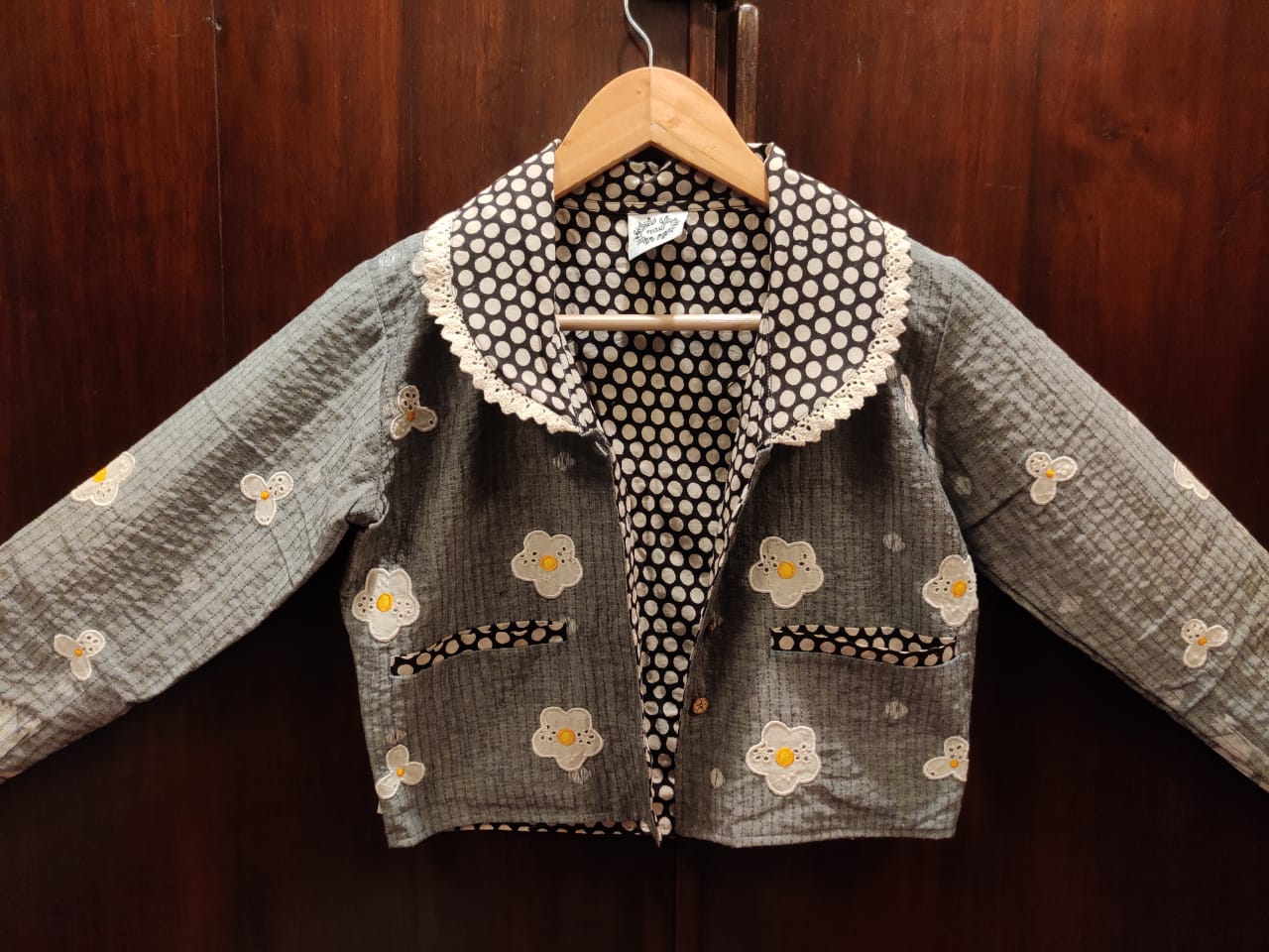 Poached egg flower jacket