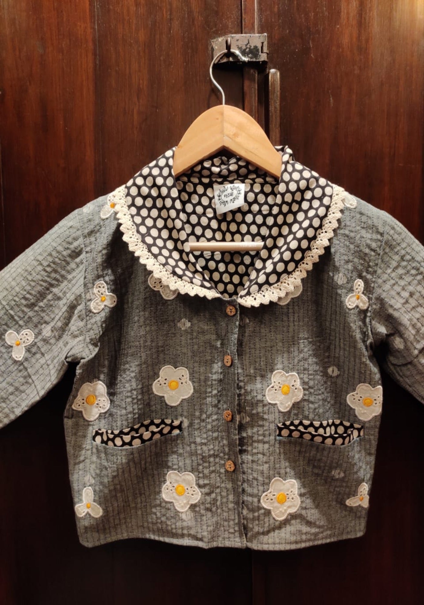 Poached egg flower jacket