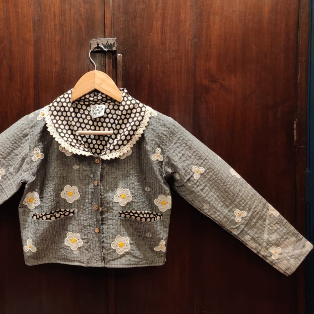 Poached egg flower jacket