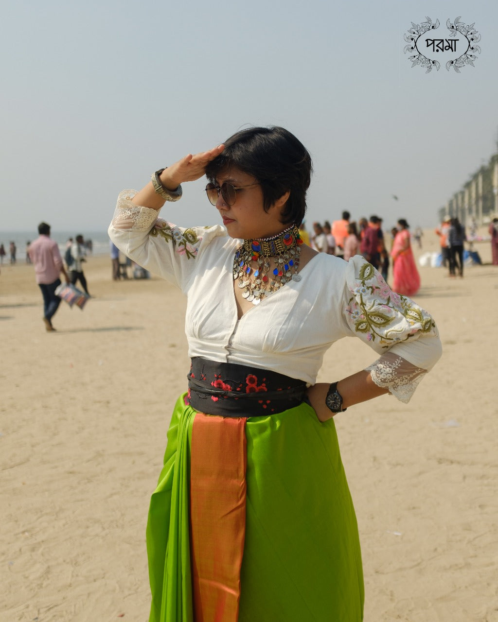 FLORAL PUFFS (BLOUSE)