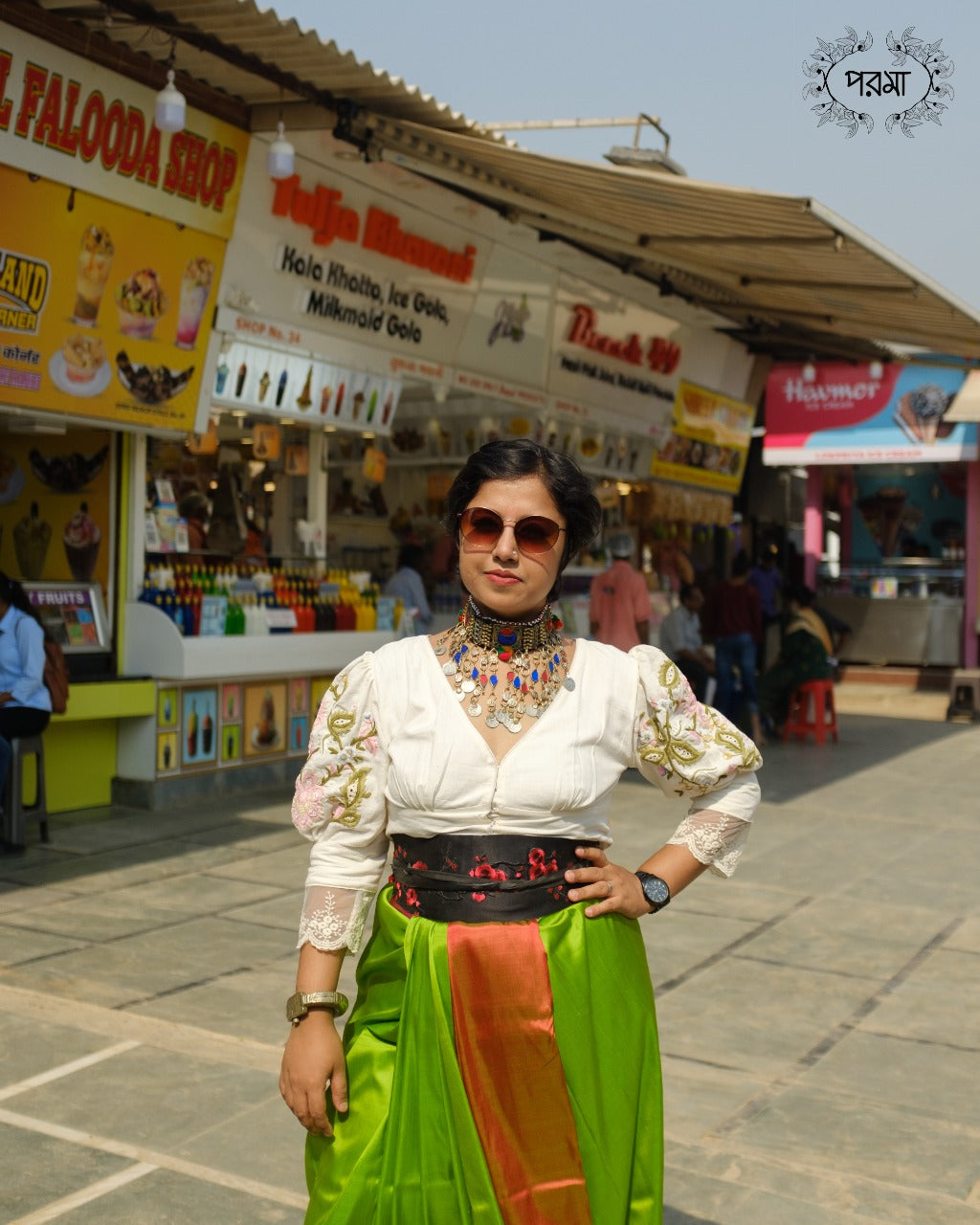 FLORAL PUFFS (BLOUSE)