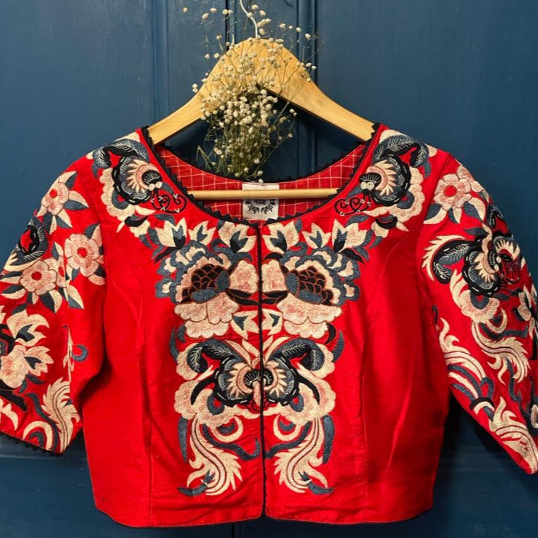 CHERRY FLOWERS (BLOUSE)