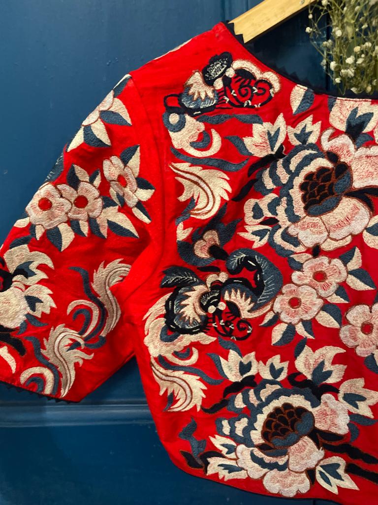 CHERRY FLOWERS (BLOUSE)