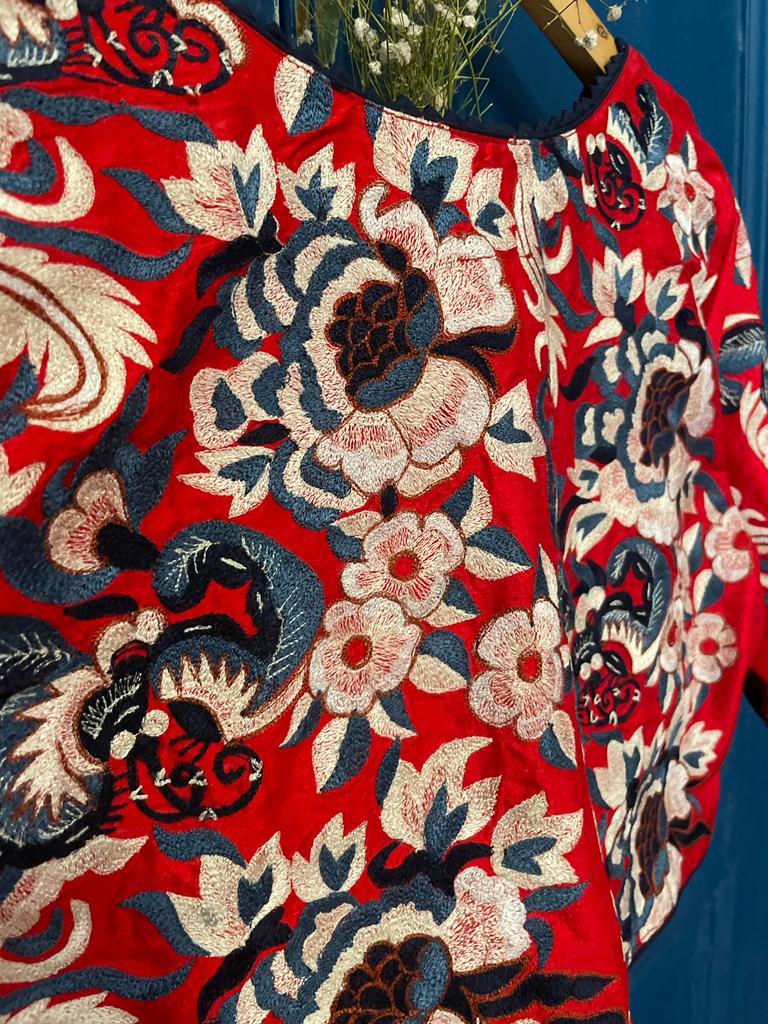 CHERRY FLOWERS (BLOUSE)