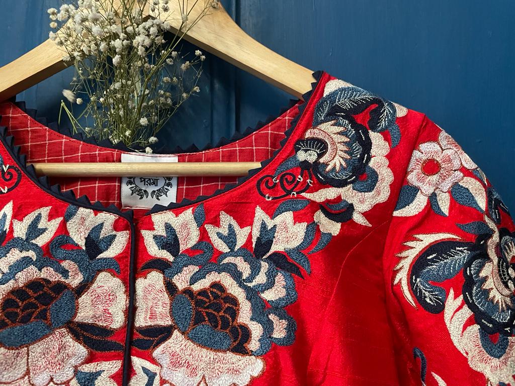 CHERRY FLOWERS (BLOUSE)