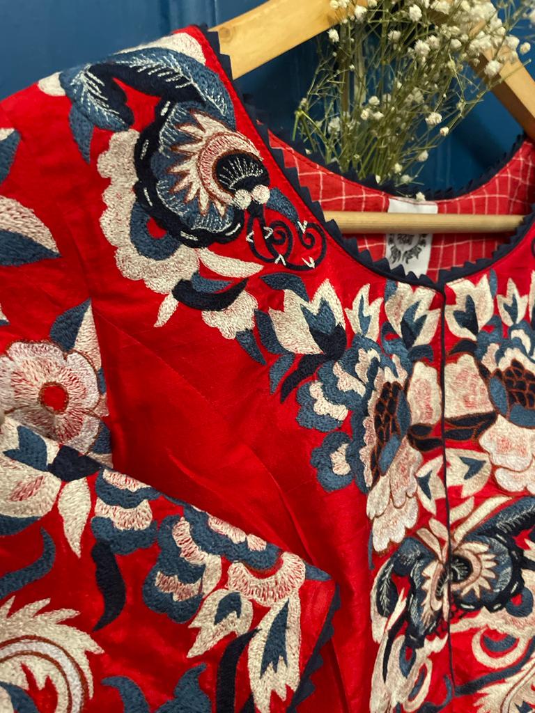 CHERRY FLOWERS (BLOUSE)