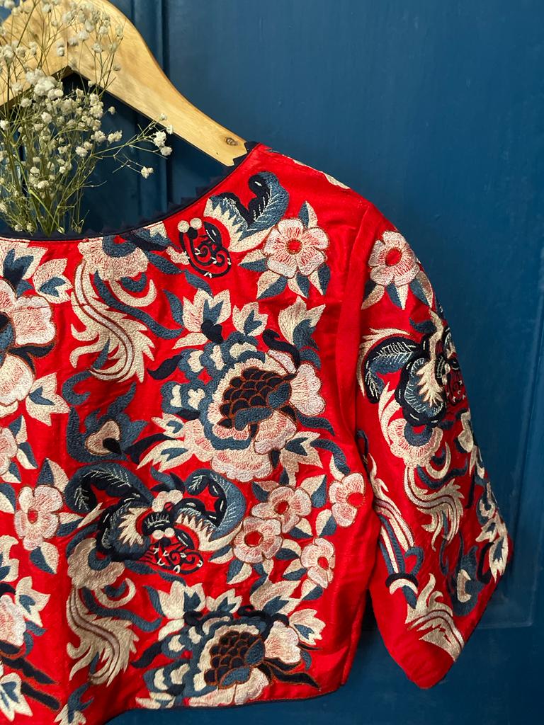 CHERRY FLOWERS (BLOUSE)