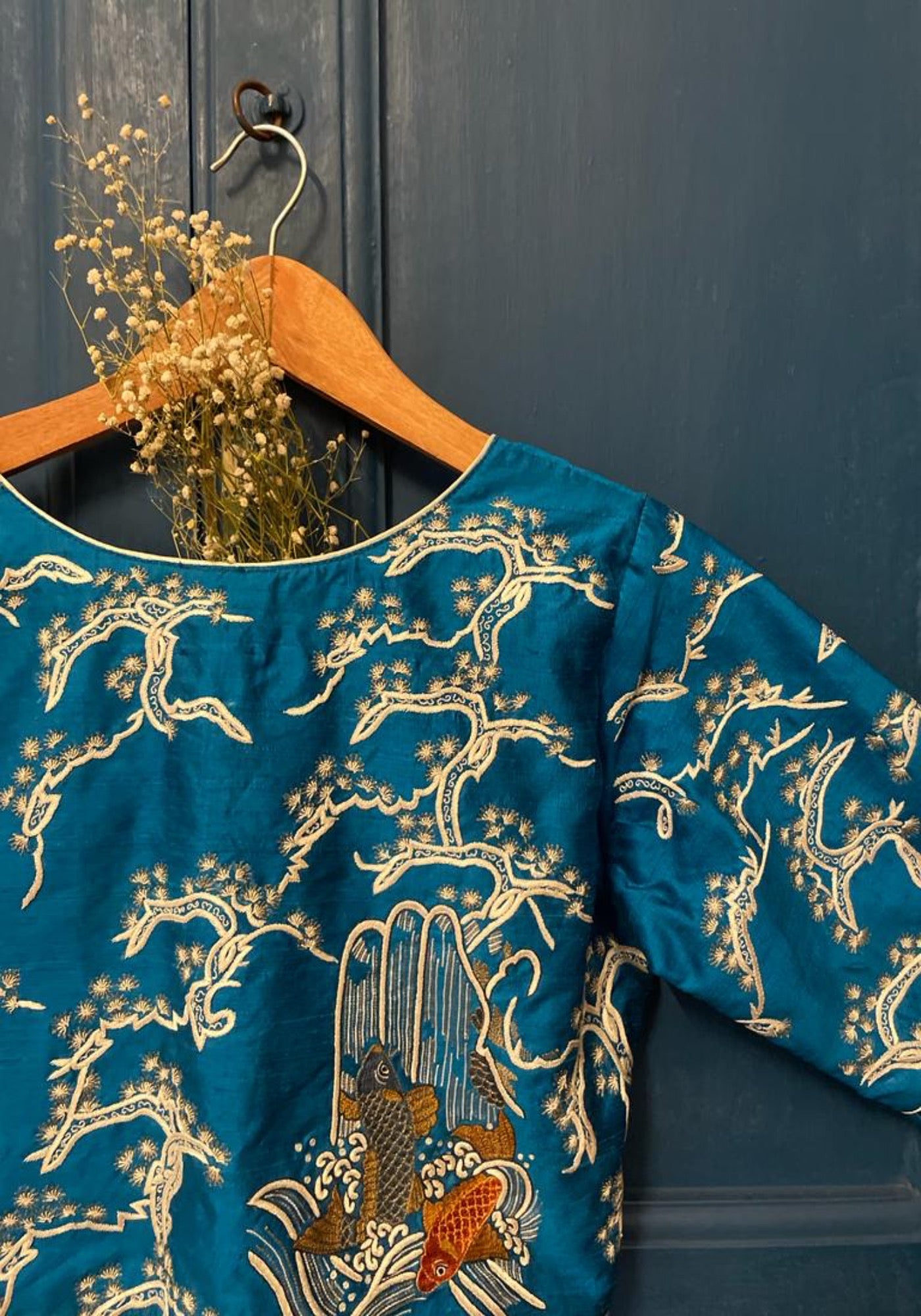 BLUE KOI POND (BLOUSE)