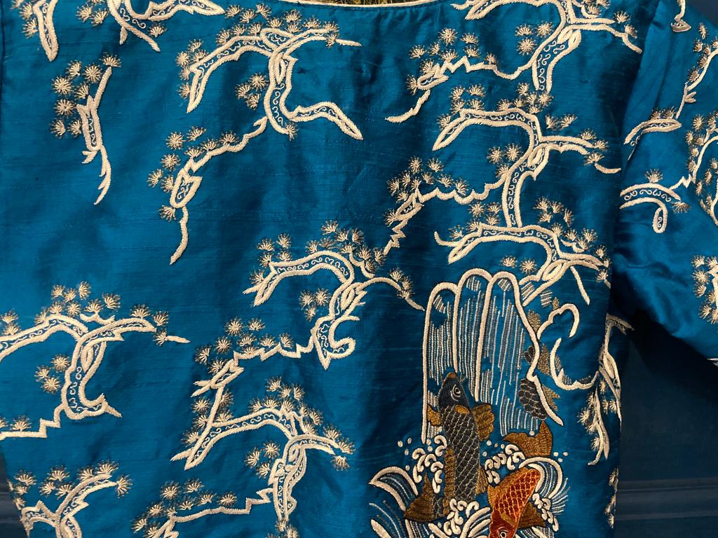 BLUE KOI POND (BLOUSE)