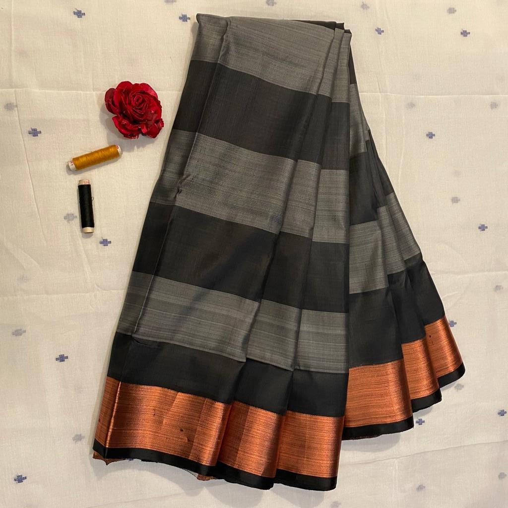 BLACK & COPPER GOROD (SAREE)