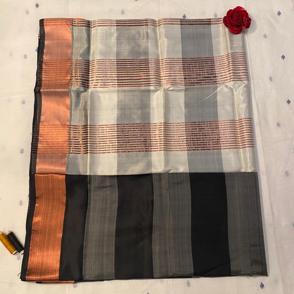 BLACK & COPPER GOROD (SAREE)