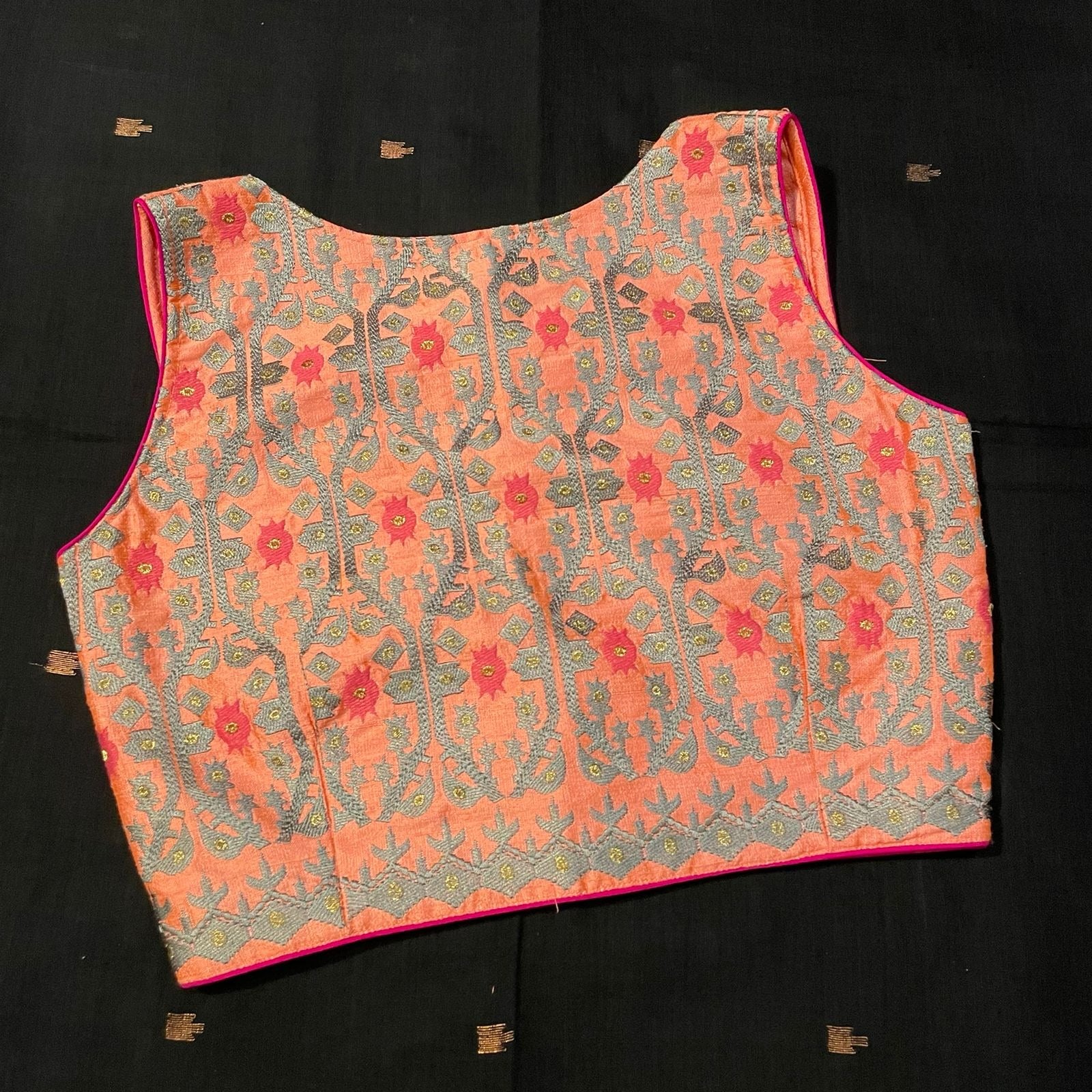 PEACH DAALIM PHOOL (BLOUSE)