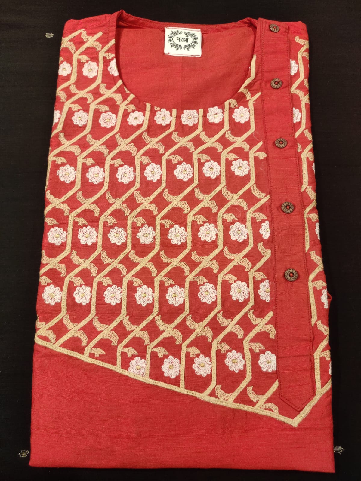 Red Sona Rupo Kurta