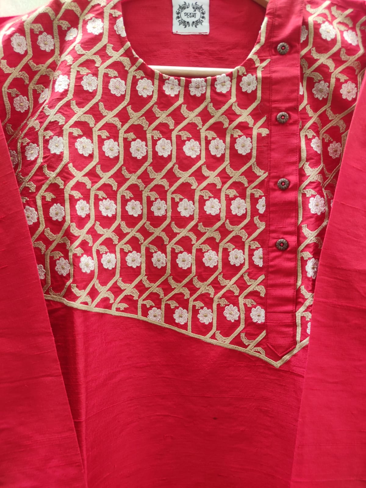 Red Sona Rupo Kurta