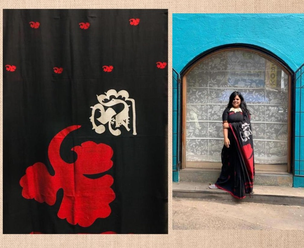BLACK DEVI JAMDANI