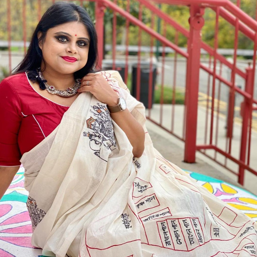 KUMORTULI MAP SAREE