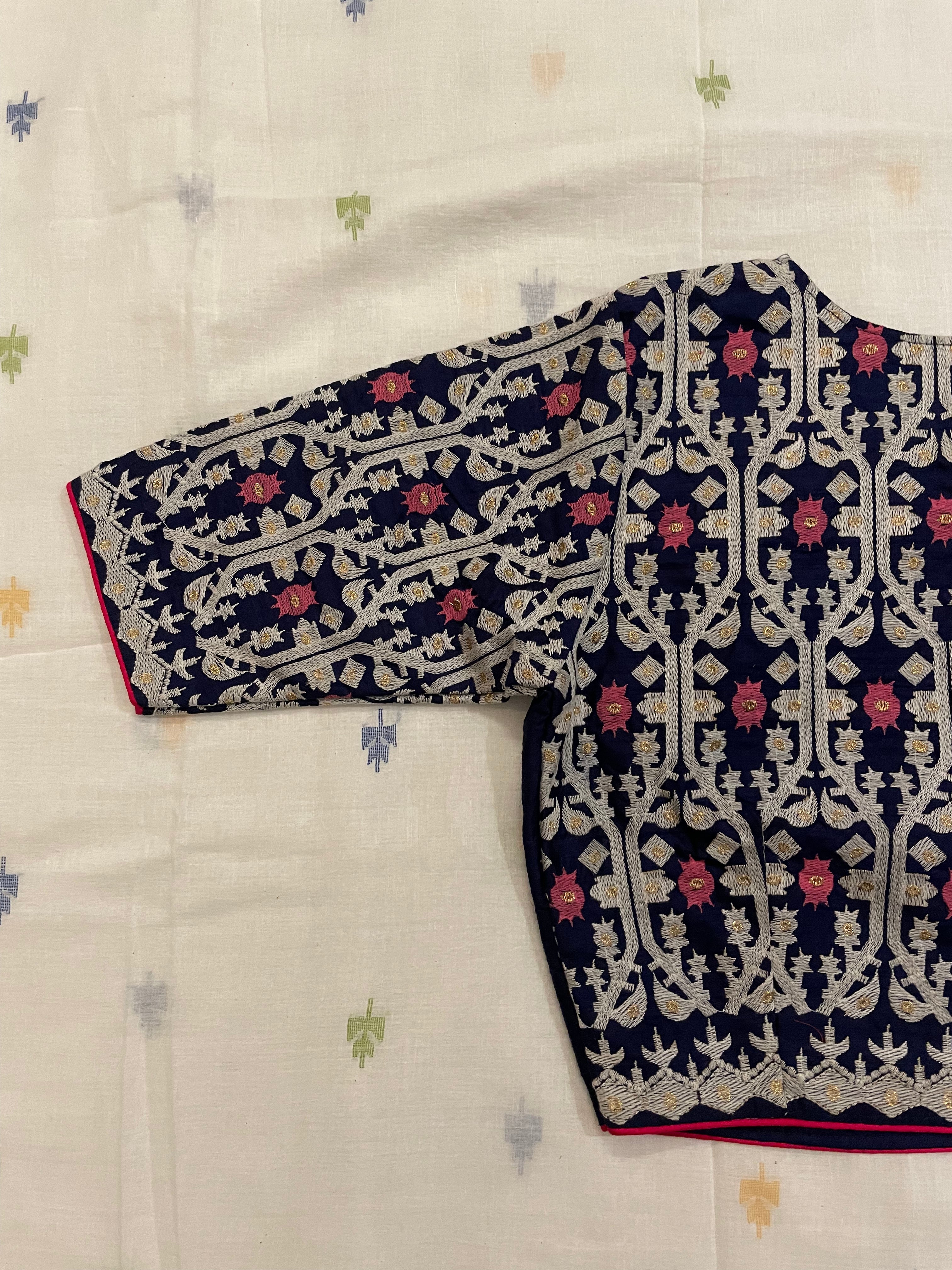 BLUE DAALIM PHOOL (BLOUSE)